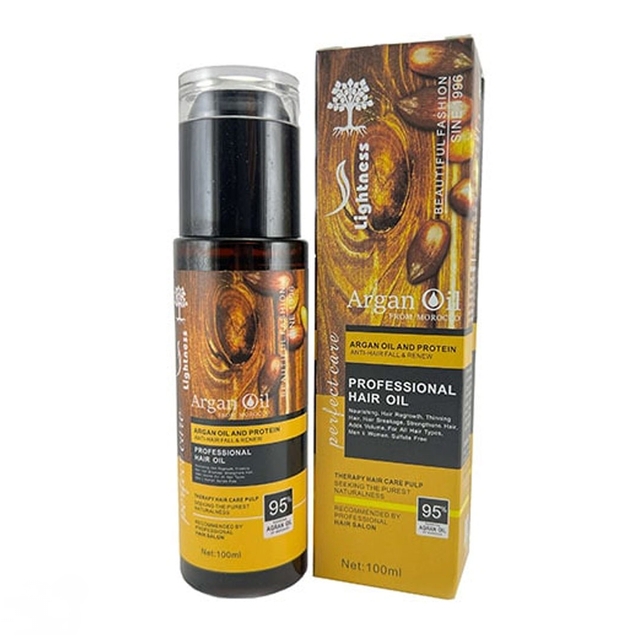 روغن مو لایتنس مدل آرگان حجم 100 میلی لیتر